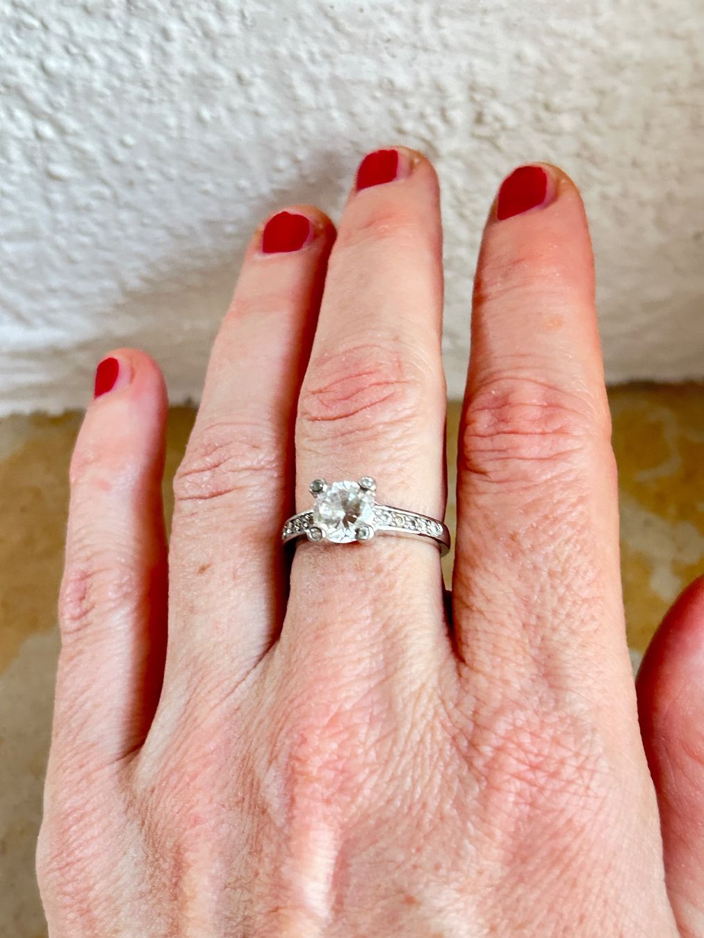 Anelli: Eleganter Silberring mit Zirkonia, Grösse 57 – Usato da Basel venduto da bellespirit 2