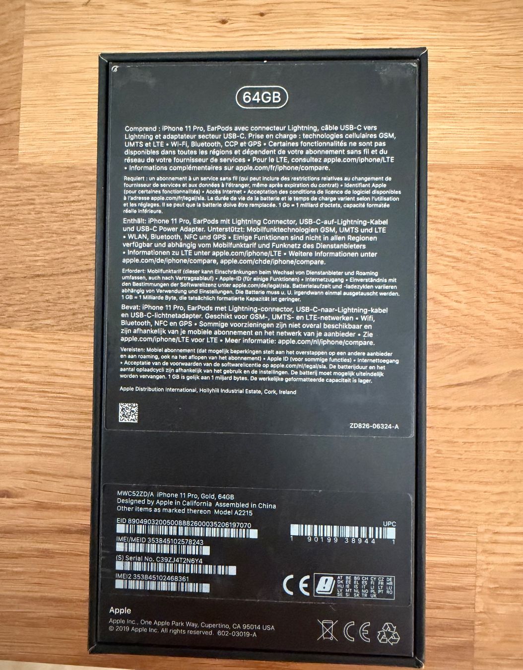 Apple Telefoni cellulari / Smartphones: iPhone 11 Pro Gold 64GB mit Zubehör – Usato da Aesch BL venduto da musashi55 3