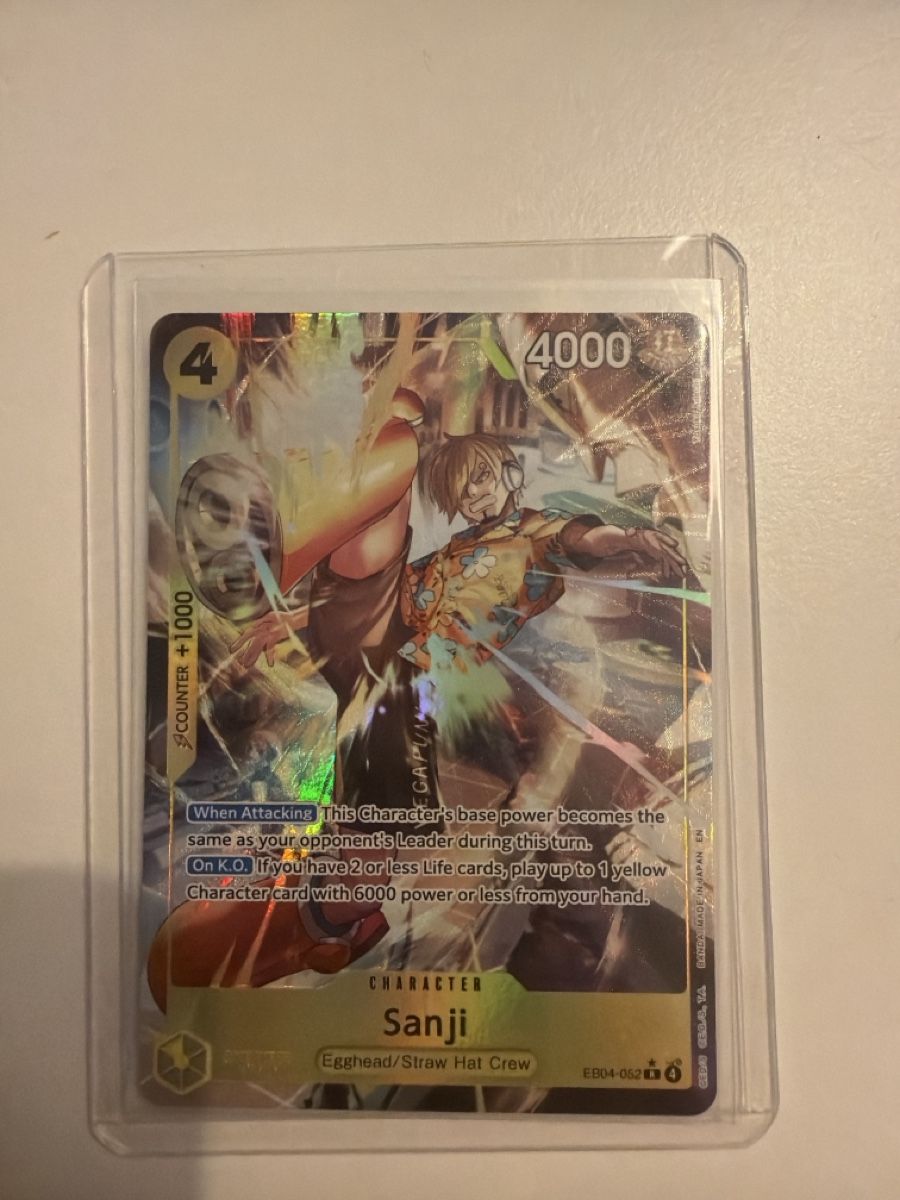 Bandai Sammelbilder & Trading cards: Sanji eb04-052 – Gebraucht aus S. Antonino von Mc2495