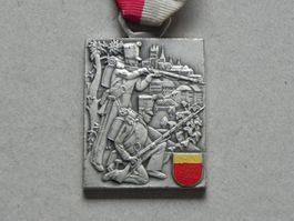 Medaille Schweiz Militär Uniform Kanton Waadt Lausanne 1975