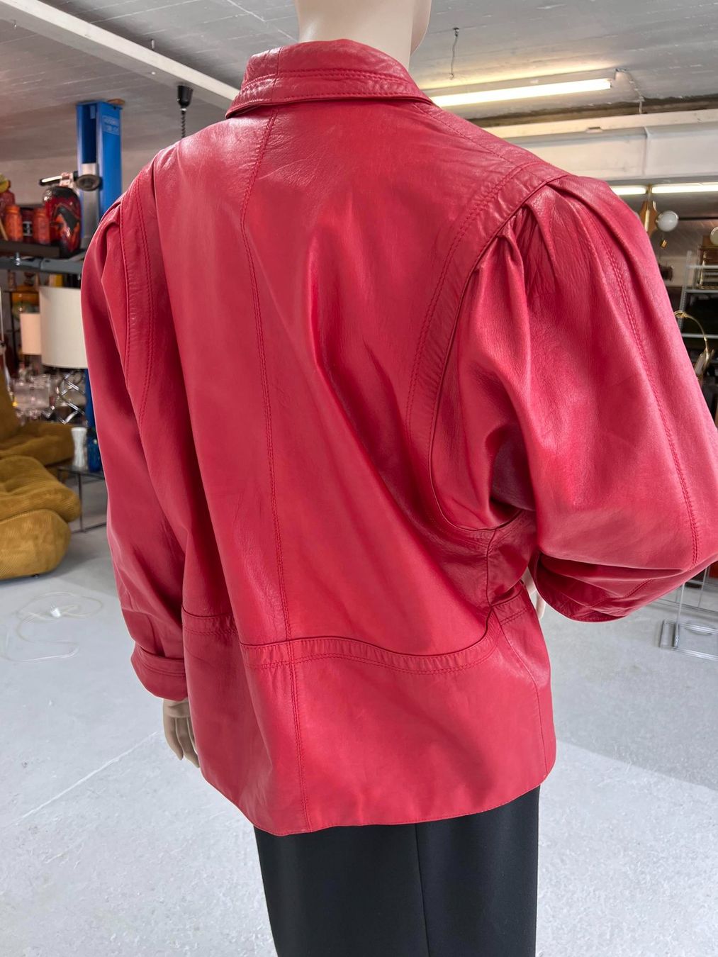 Giacche: Vintage 80er Jahre Leder-Jacke – Usato da Walzenhausen venduto da stilvollwohnen 5