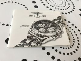 BREITLING - CHRONO JETSTREAM - INSTRUCTIONS FOR USE !!!