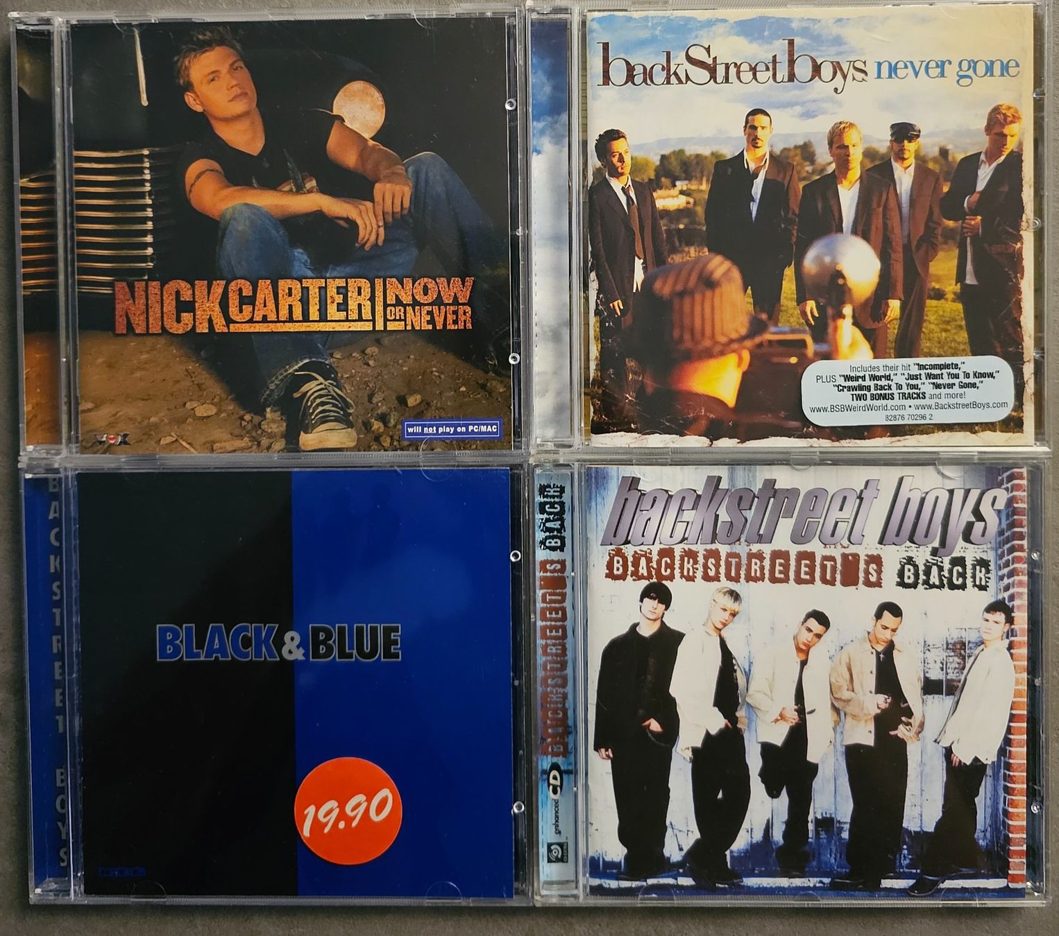CD: Backstreet Boys + Carter CD's – Usato da Unterkulm venduto da Chaplyn2018