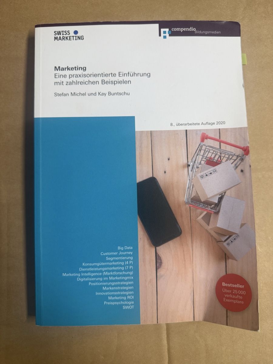 Libri: Marketing: praxisorientierte Einf 8. Aufl. 2020 – Nuovo (secondo la descrizione) da Kloten venduto da Raresets_CH
