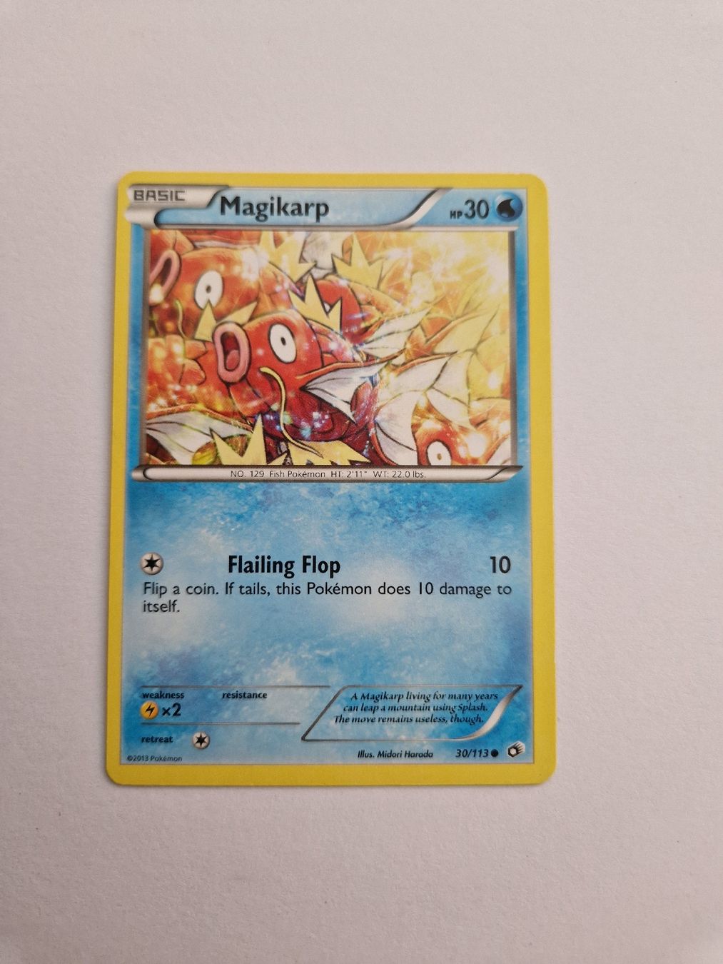 Pokémon Carte collezionabili: Magikarp - Legendary Treasures - EN  – Usato da Romont FR venduto da raj_sjv9