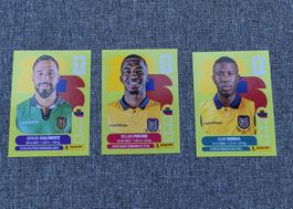 Panini Fussball WM 2026 Ecuador Sticker ECU 2, 6, 18