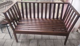 Holzbank Garten von Ikea