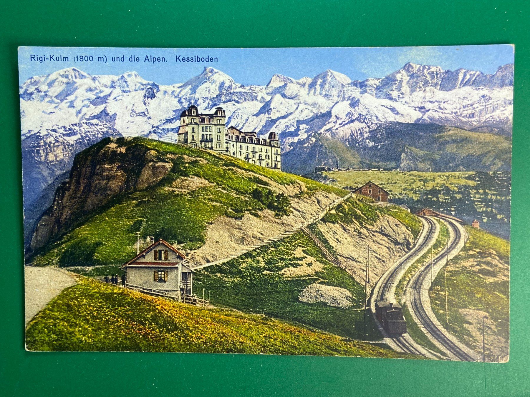 Cartoline postali: Rigi-Kulm und die Alpen – Usato da Steg VS venduto da danwer74