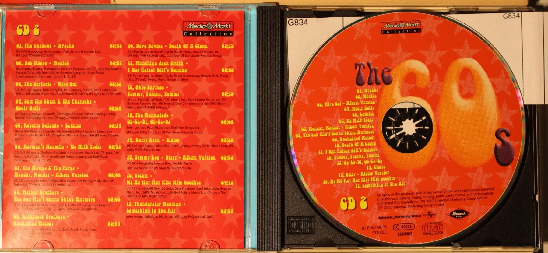 CD: The 60s – CD 2 – Usato da Luzern venduto da CONTENTI 1
