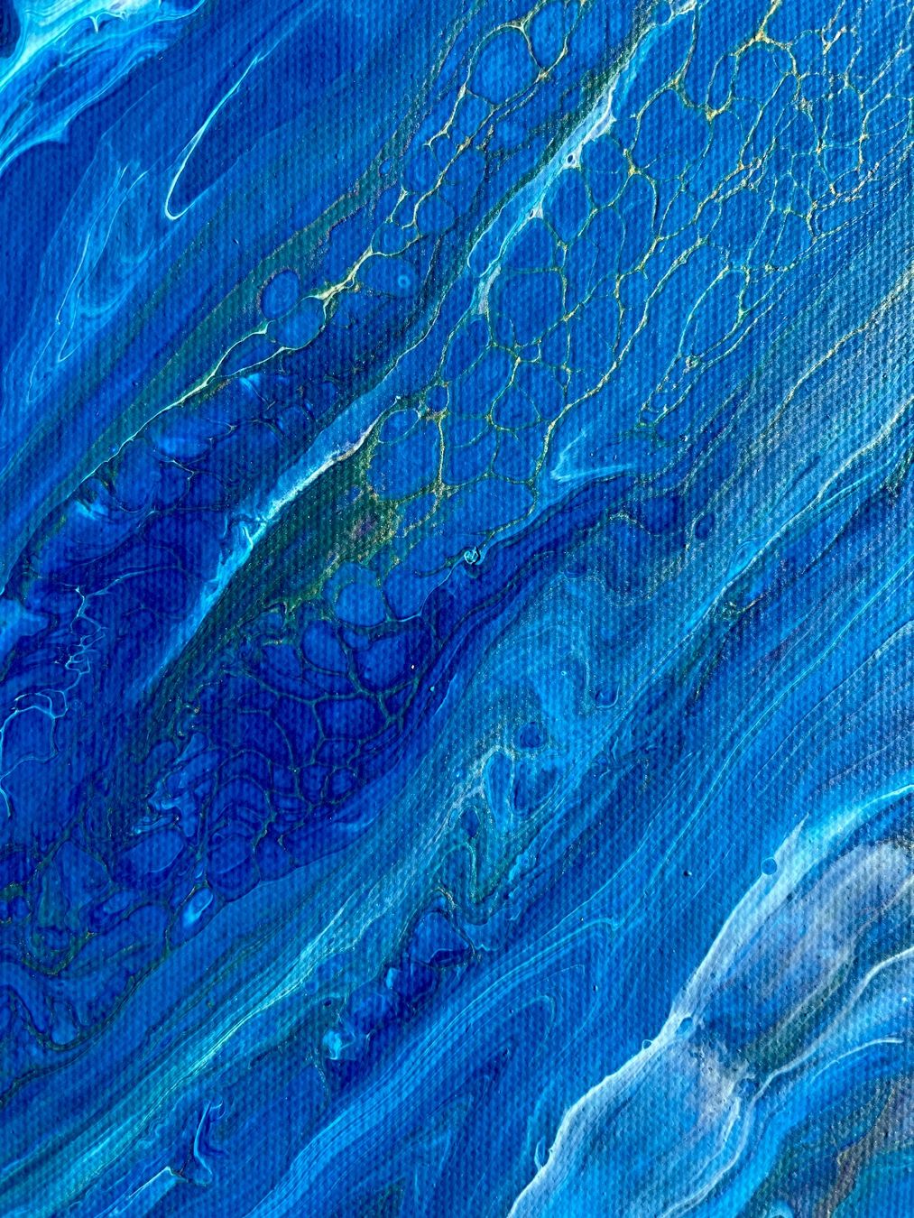 Dipinti: Abstraktes Acrylgemälde 25x25 Einzelstück – Nuovo (secondo la descrizione) da Hochdorf venduto da Jasminurschel 3