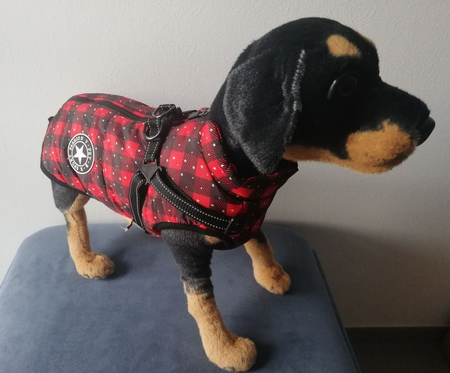 Hundemantel Für Kleine Hunde - Warmer Wintermantel Mit Leopardenprint | Gefüttert & Wasserdicht | Größe XS