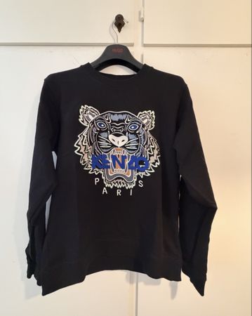 Felpa Kenzo Tigre nera taglia XL - Perfetta per l'autunno!