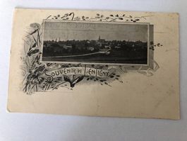 Souvenir de Lentigny alte Ansichtskarte