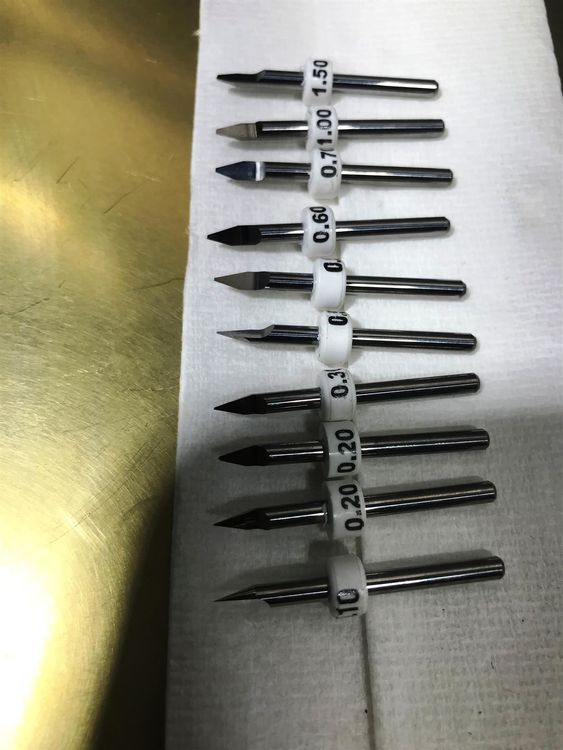 Gravierstichel VHM 3175 X 45° X 0.2 Mm - Präzisionswerkzeug Für Gravuren In Metall & Holz