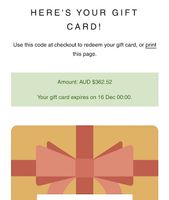 Gift Card Babyboo