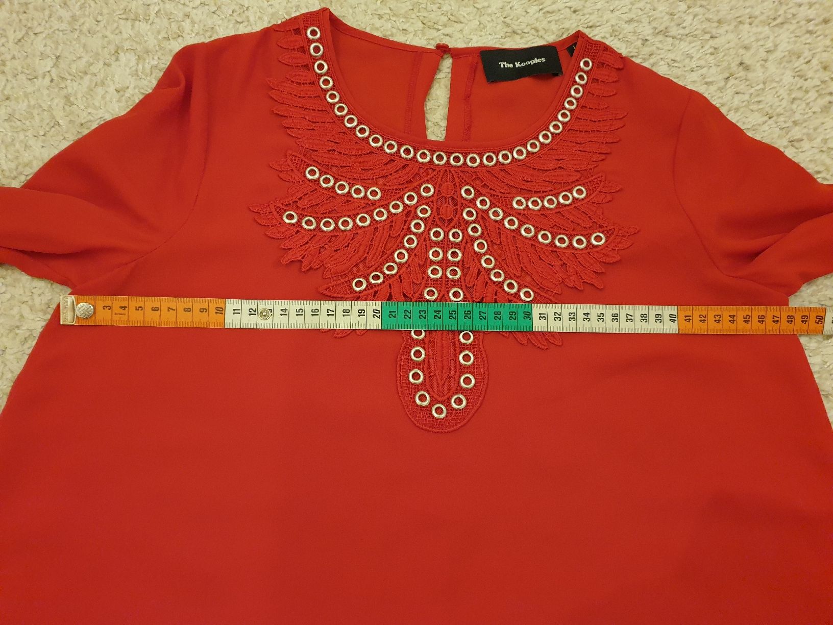 Kooples Blusen: Blouse S, rouge, polyester, tres bon état – Gebraucht aus Neuchâtel von Verenas12 7
