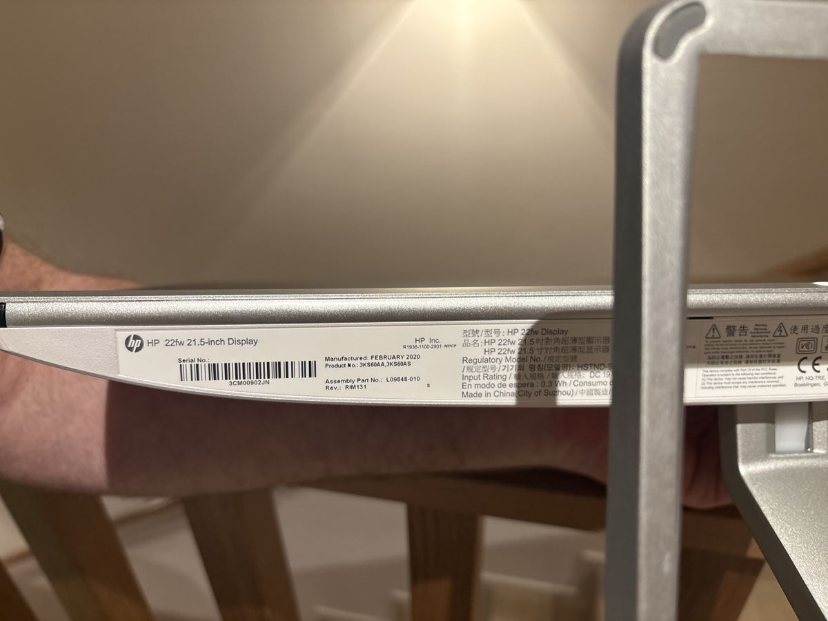 Monitor: HP Bildschirm 21.5 Inch – Usato da Kappelen venduto da a_robert87 3