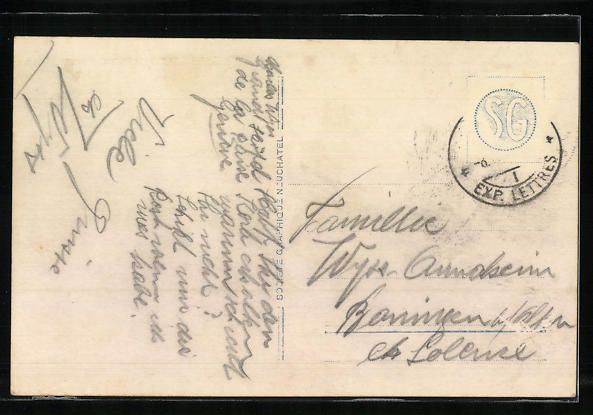 Cartoline postali: Genève, Panorama et Monument Brunswick – Usato da Berlin venduto da bartko-reher 1