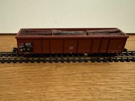 Roco 25351 SBB Güterwagen Eaos mit Holzladung