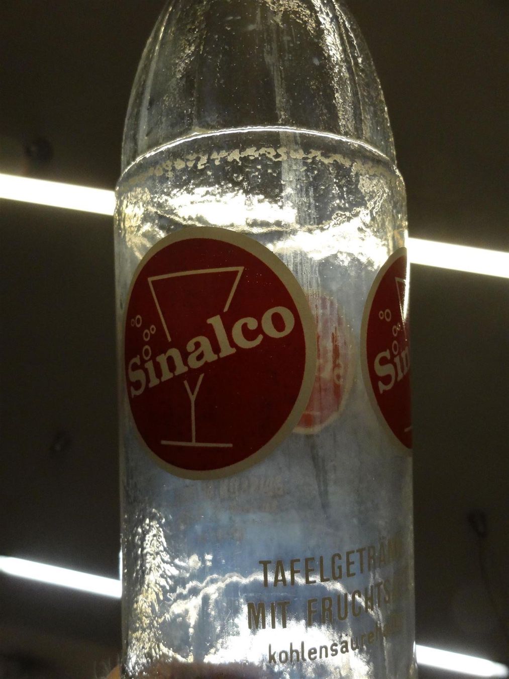 Sinalco Bicchieri, Caraffe & Bottiglie: alte Flasche SINALCO 1970 100cl – Usato da Kerzers venduto da Flaschenposten 7