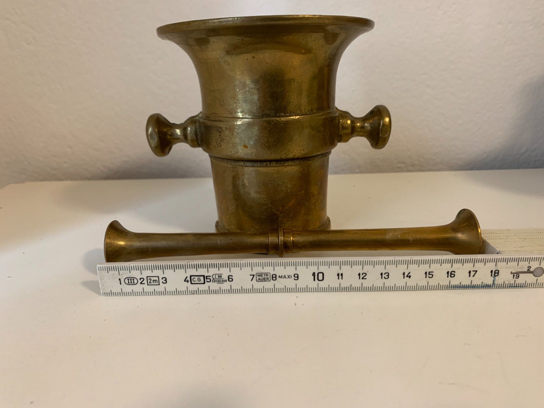 Sonstiges für das Kochen & Backen: Mörser aus massivem Messing aus Sammlung (2) – Neu (gemäss Beschreibung) aus Landquart von interesse63 2