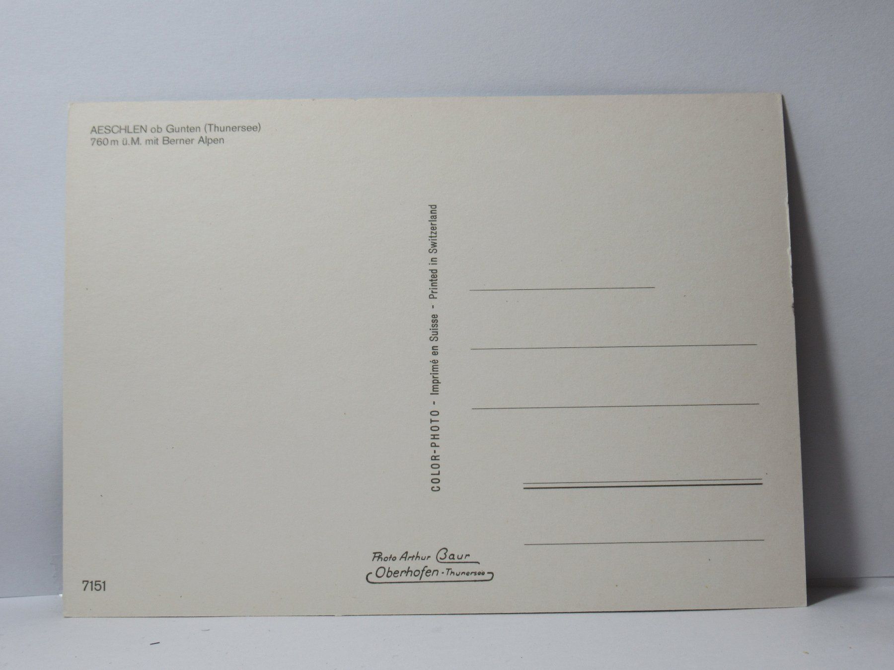 Ansichtskarten: Aeschlen ob Gunten – Neu (gemäss Beschreibung) aus Grenchen von Bluemchen1900 1