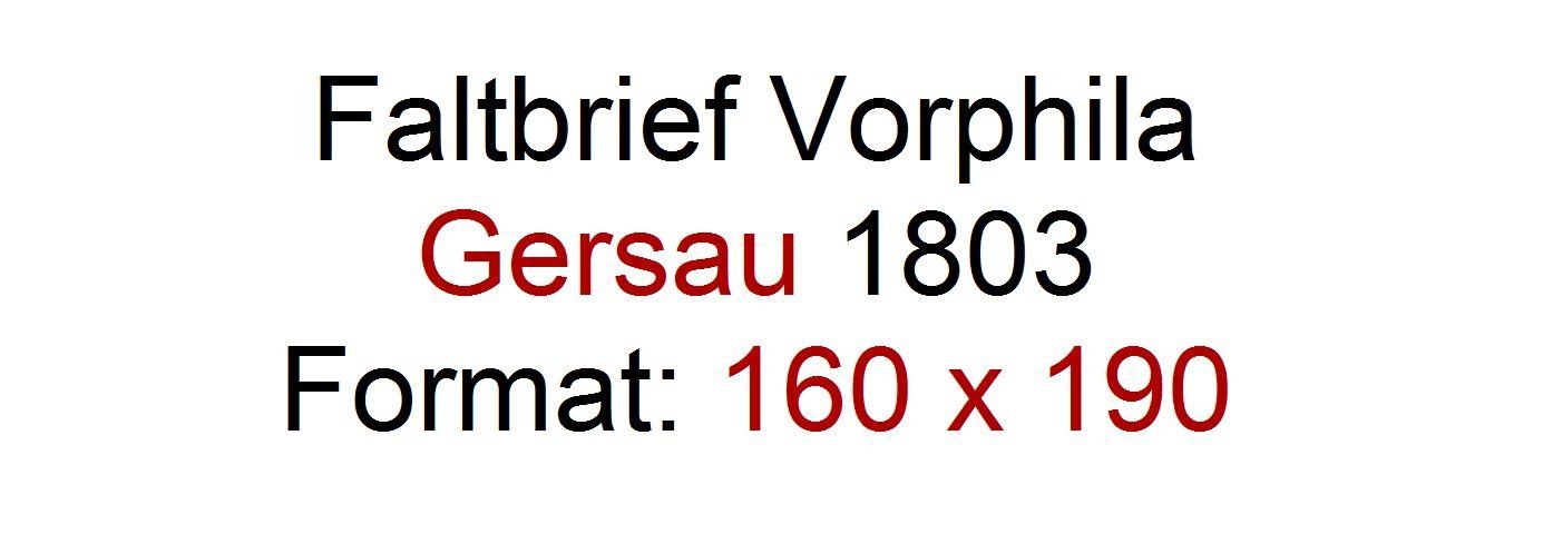 Tutti i francobolli: Faltbrief Vorphila 1803 – Usato da Flamatt venduto da samowarow 3