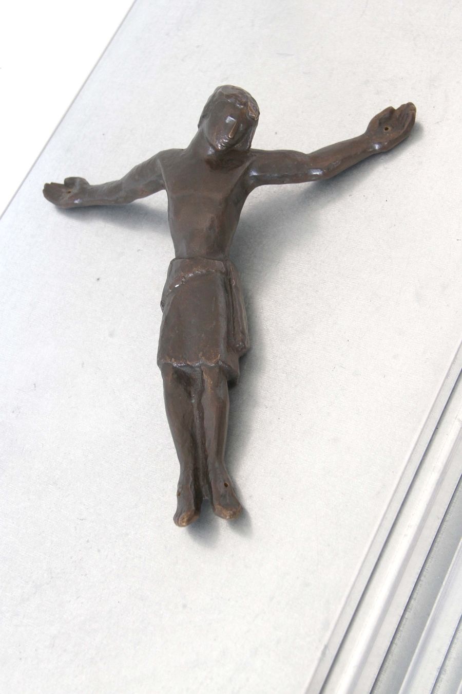 Sculture & Statue: Bronzefigur Jesus - Kunsthandwerk / ev. von Bläsi oder Brem – Usato da Merlischachen venduto da sammlerstueck 1