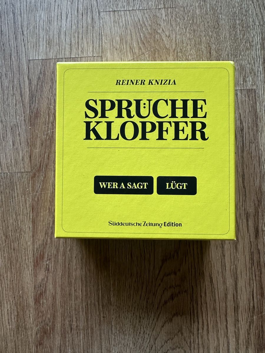 Giochi: Sprücheklopfer - Das witzige Spiel – Usato da Biberstein venduto da Koala1995