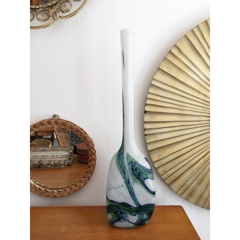 Vasen & Gefässe: Mid century blown glass vase Soliflore - 1960s – Gebraucht aus Lausanne von brixton
