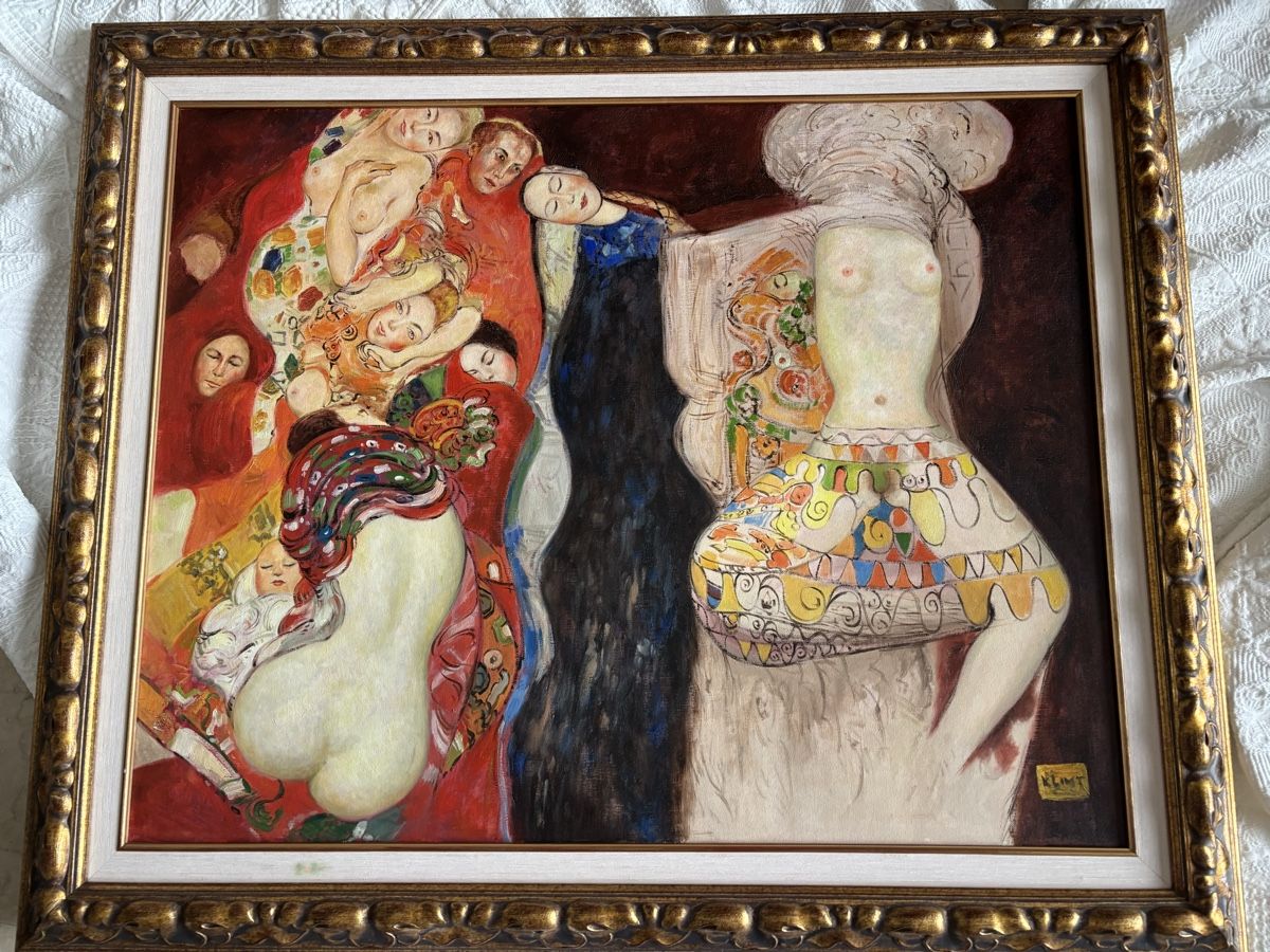 Dipinti: Klimt Gemälde Interpretation von Sr Vincent Tang 199 – Usato da Kilchberg ZH venduto da danieladaniela
