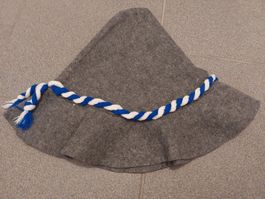 Traditioneller Filzhut, Grau,