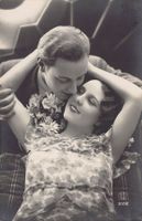 Romantik: Paar, Zärtlichkeit, italienische Karte, dat. 1936