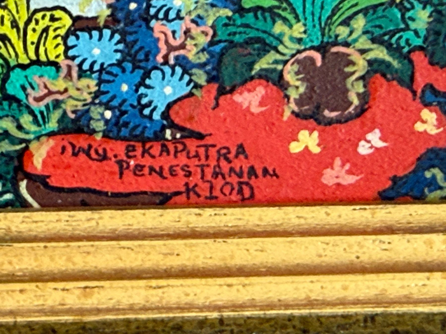 Dipinti: I W. Ekaputra UBUD BALI Gemälde – Usato da Basel venduto da PAUL_ART 6
