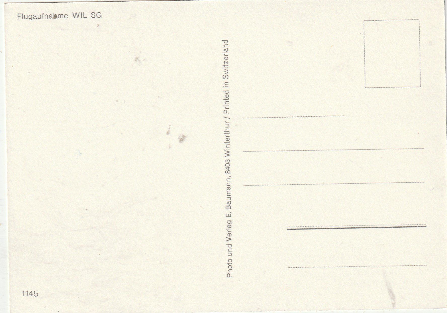 Cartoline postali: Wil Gesamtansicht – Usato da Lumbrein venduto da made02 1