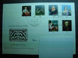 DDR 1976 Brief  Galerie Alte Meister