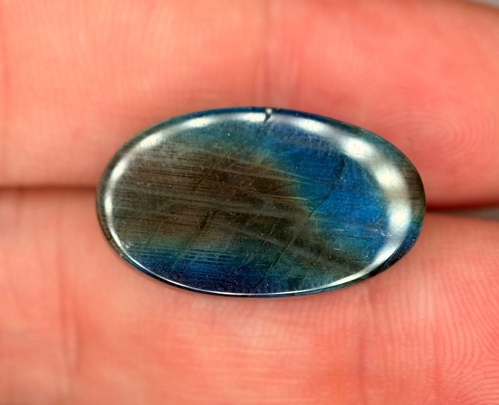 Edelsteine: Ab 1 Fr. - Top 19.55 ct unbehandelter Labradorit – Neu (gemäss Beschreibung) aus Mauren von LieGems 1
