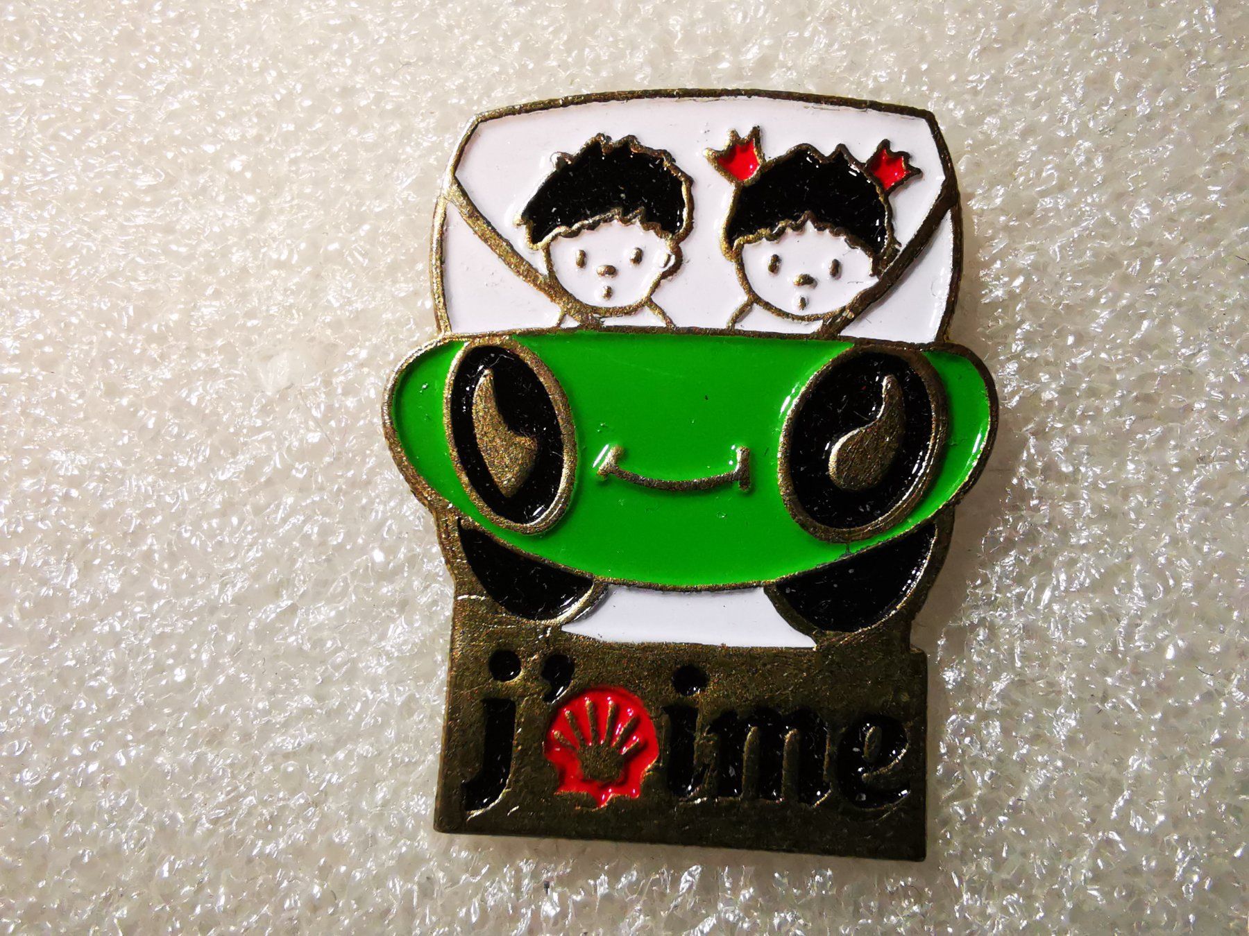 Placchette & Badge: Ansteckpin 6: Shell J'aime – Usato da Oppligen venduto da Pin-Fall-Shop