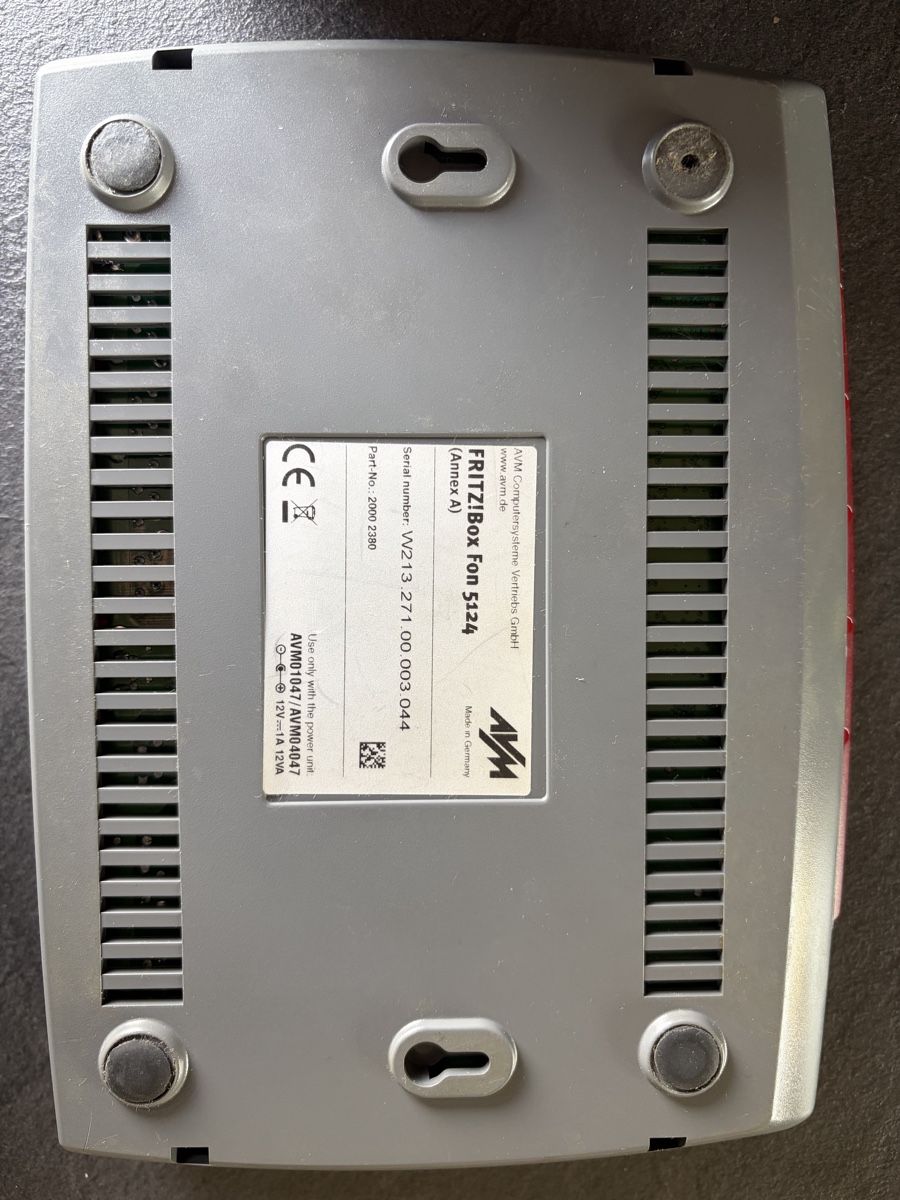 Avm Modems & Router: FRITZ!Box Fon 5124 Router gebraucht – Gebraucht aus Effingen von stolzfamily 1