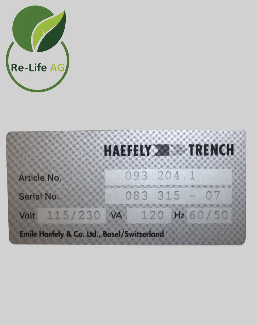 Tutte le macchine: Haefely P90.1 Control Unit (Article No. 093 204.1) High-volt – Usato da Reinach BL venduto da Re-LifeAG_Labor 5