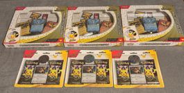 LOT 30th Pokémon Collection Poster & Duopack Blister EN