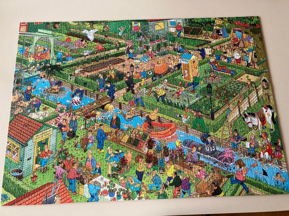 Jan van Haasteren 1000er Comicpuzzle Gemüsegarten Kaufen auf Ricardo