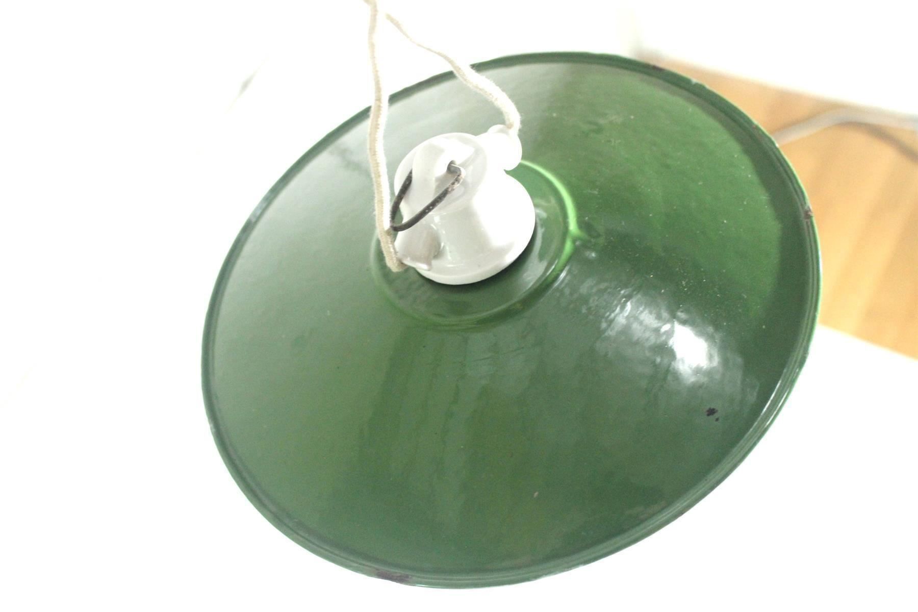 Kronleuchter & Deckenlampen: INDUSTRIEDESIGN - JUGENDSTIL - Lampe, Emaille, um 1910 – Gebraucht aus Bern von kultiges 6