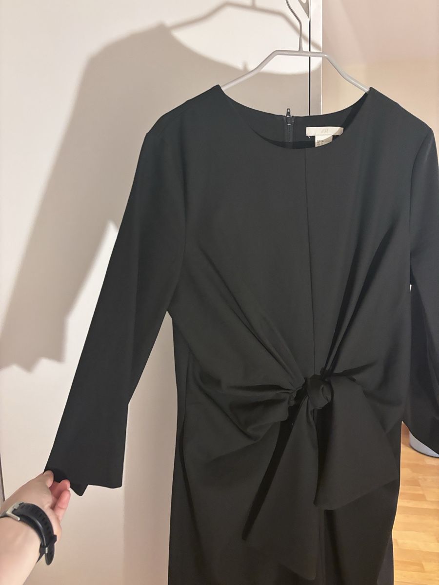 H&M Kleider: Vestito elegante nero a maniche lunghe  – Neu (gemäss Beschreibung) aus Zürich von mat_58mf