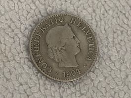 5 centimes/rappen 1904