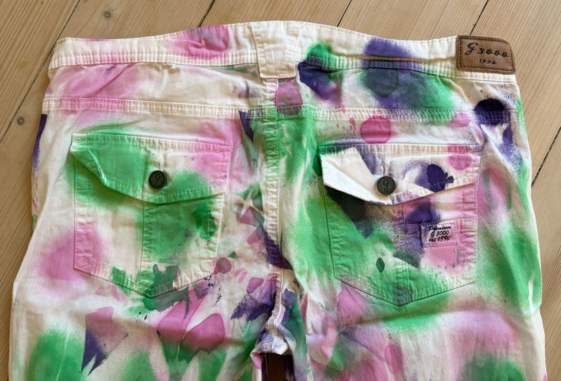 Pantaloni: Hose G3000 Premium,weiss/Batik ,Gr. 32 – Usato da Siblingen venduto da Vany_McDougall 2