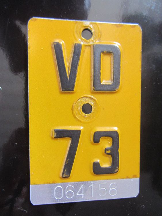 PLAQUE VD 1973 Kaufen auf Ricardo