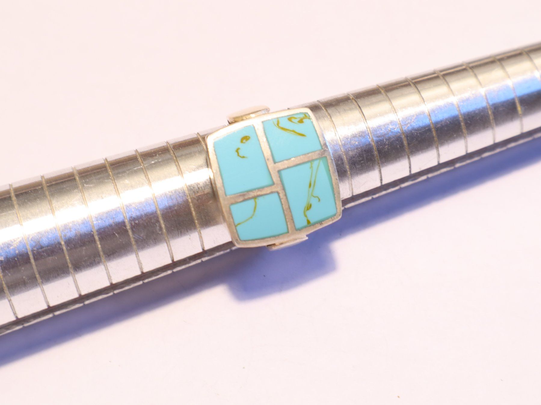 Anelli: Silberring mit Türkis Gr. 56 1/2 Vintage Statement Ring Boho – Usato da Baden venduto da TellsKuchenhaus 5