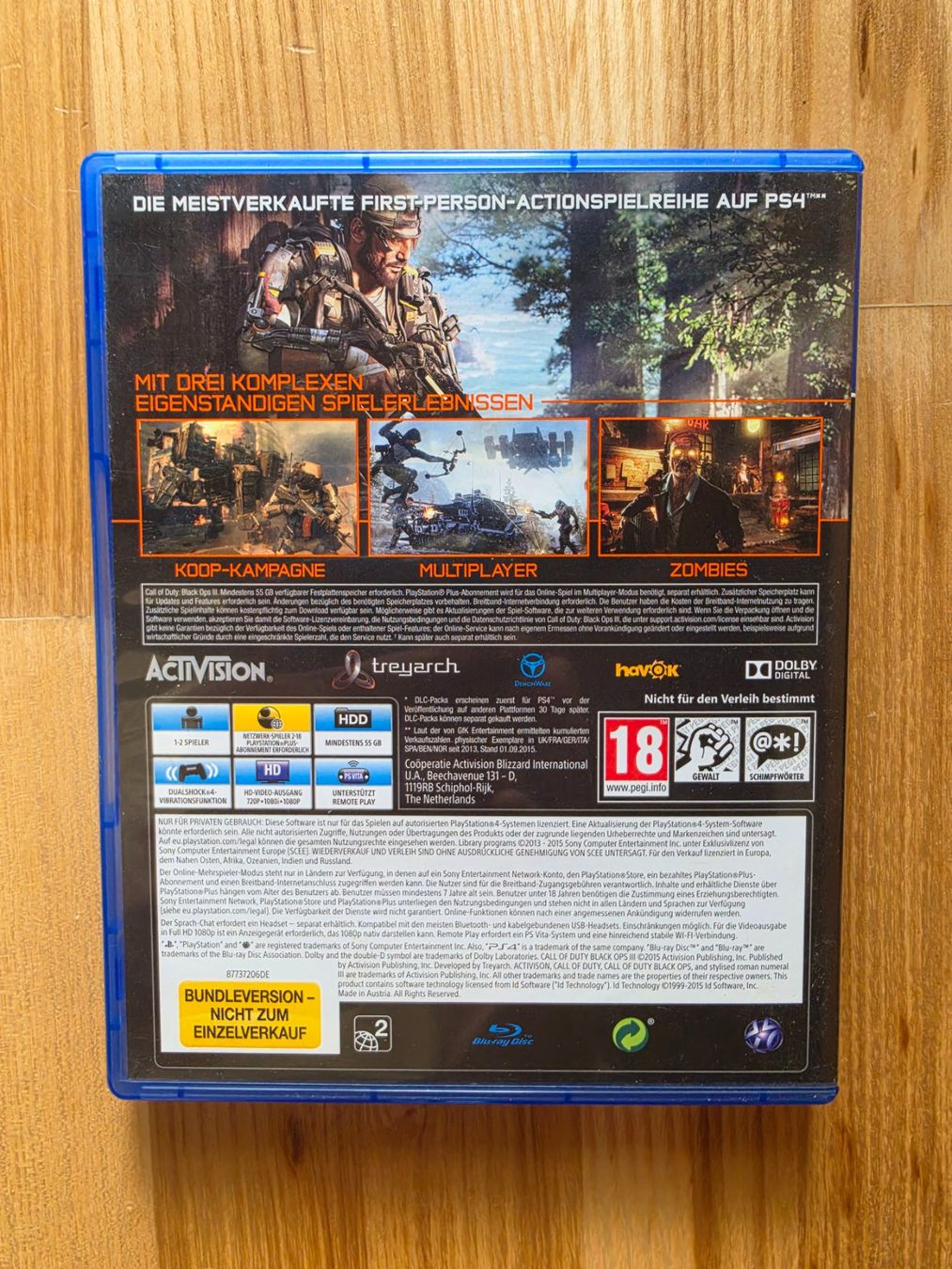 Giochi: Ps4 Call of Duty Black Ops 3 – Usato da triesenberg venduto da wisi369 1