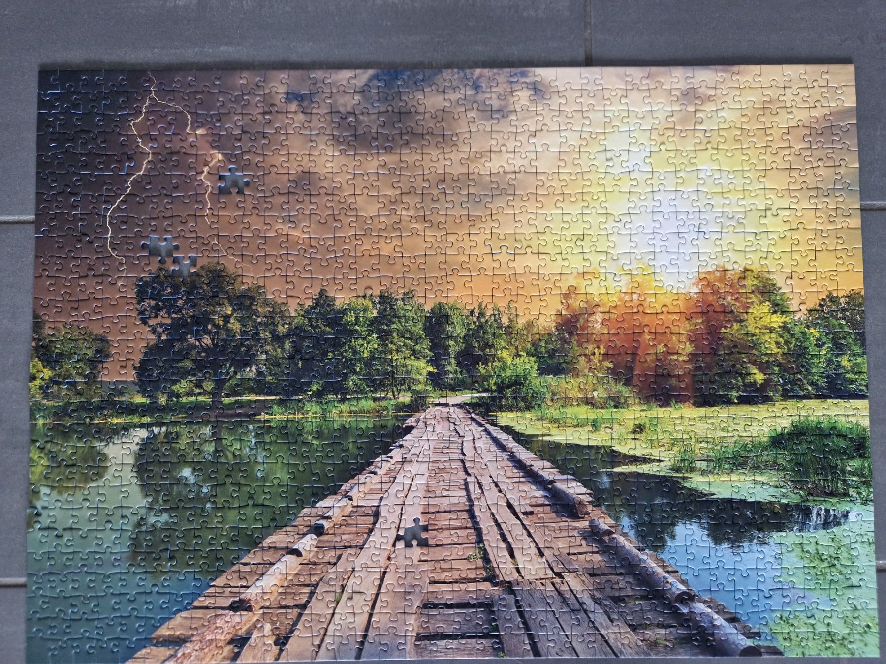 Ravensburger Puzzle: Ravensburger Puzzle Steg 1000 Teile – Usato da Olten venduto da reb_bnm2